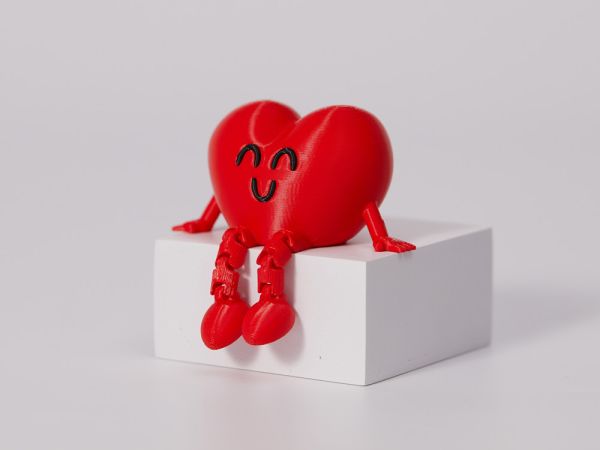 Amigos manzana y corazon